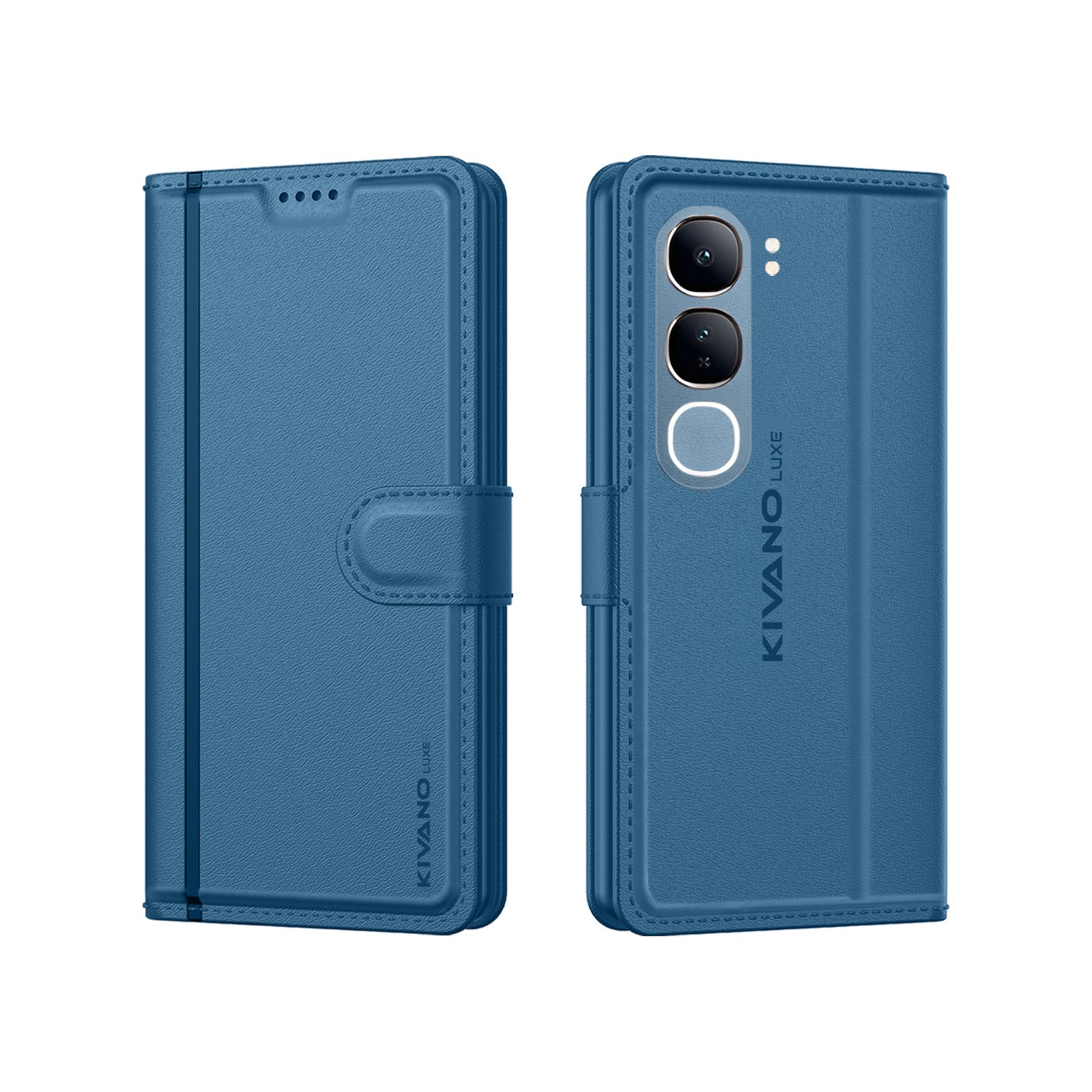 Vivo y300 5G Leather Flip Cover & Mobile Card Holder - Kivano Luxe