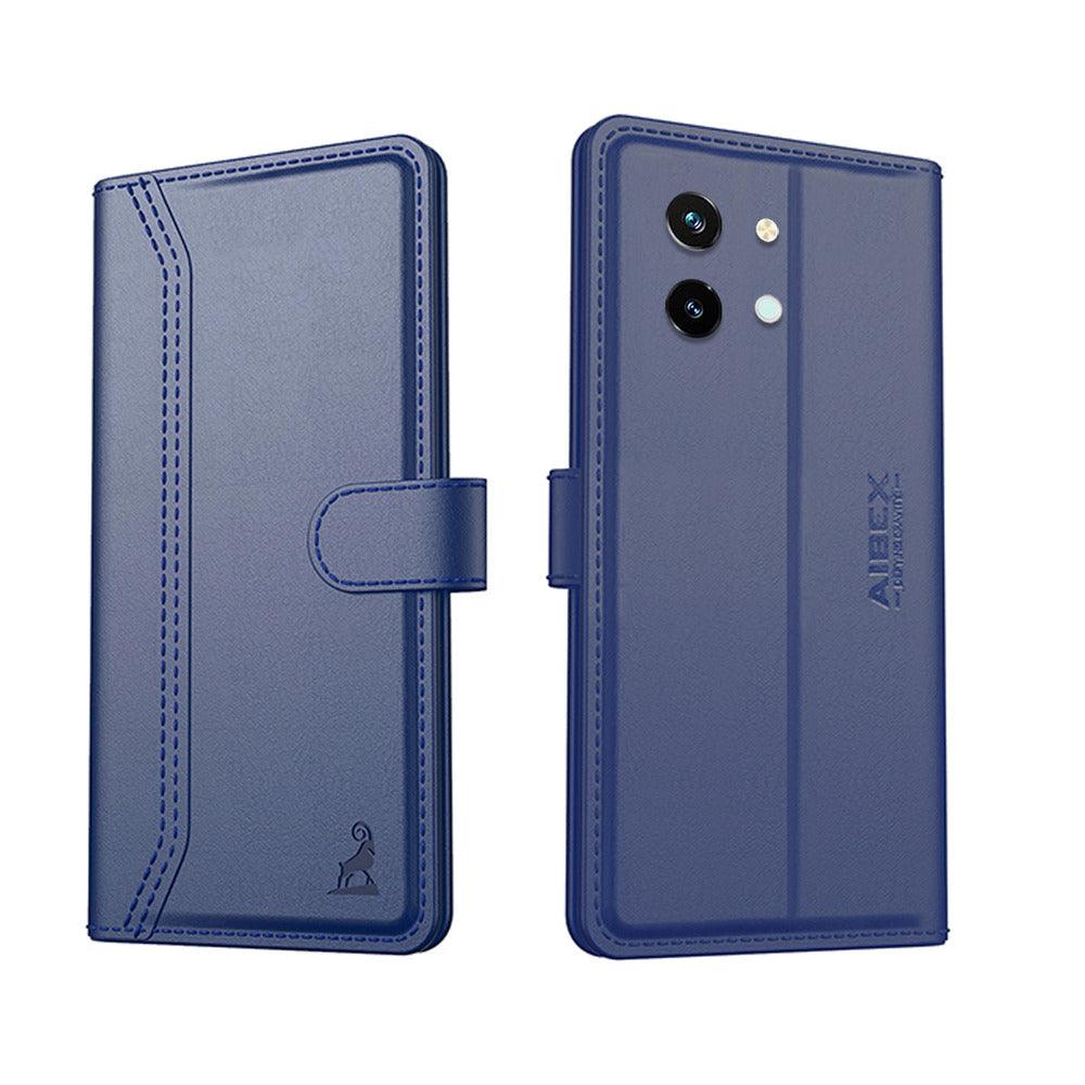 Vivo y58 5g Aibex PU Leather Flip Cover Foldable Stand & Pocket Magnetic Closure - Aibex