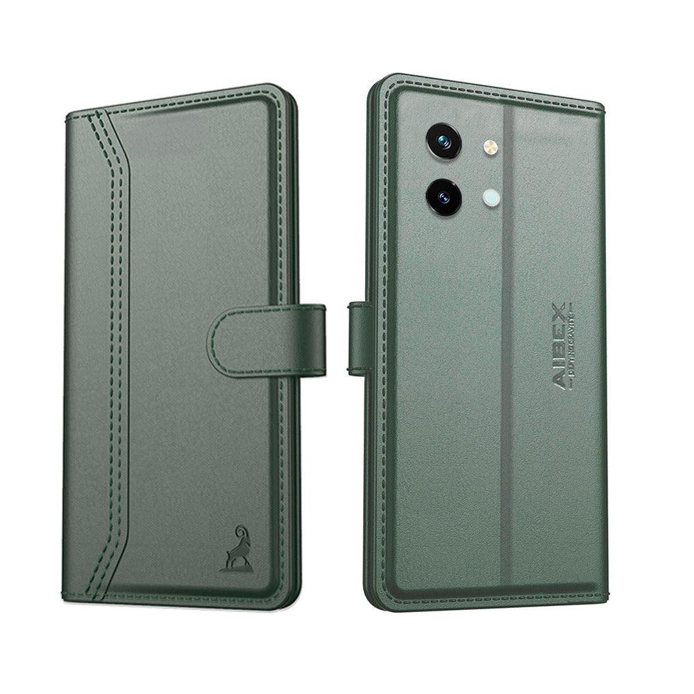Vivo y58 5g Aibex PU Leather Flip Cover Foldable Stand & Pocket Magnetic Closure - Aibex
