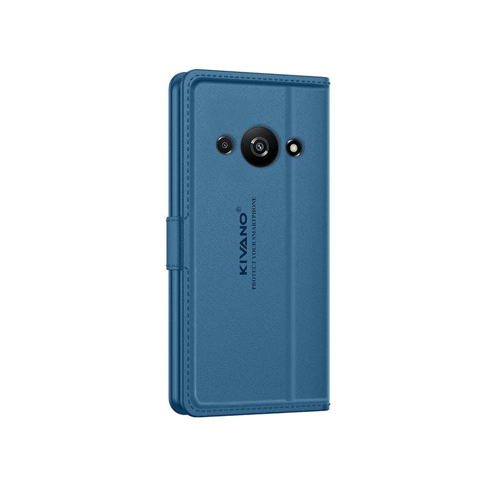 Xiaomi Redmi A3 / Poco C61 Leather Flip Cover & Mobile Card Holder - Kivano Luxe - Aibex