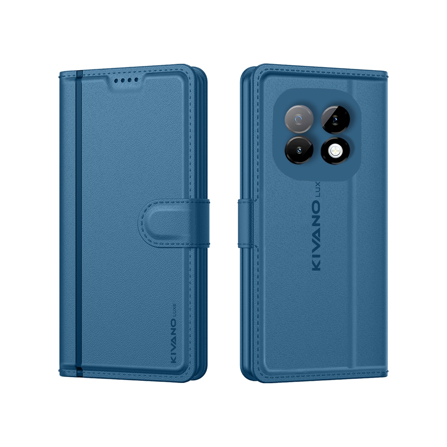 Leather Wallet Case for Realme 70 Turbo Stylish Flip Folio Cover with Card Holder, Stand -KIVANO LUXE