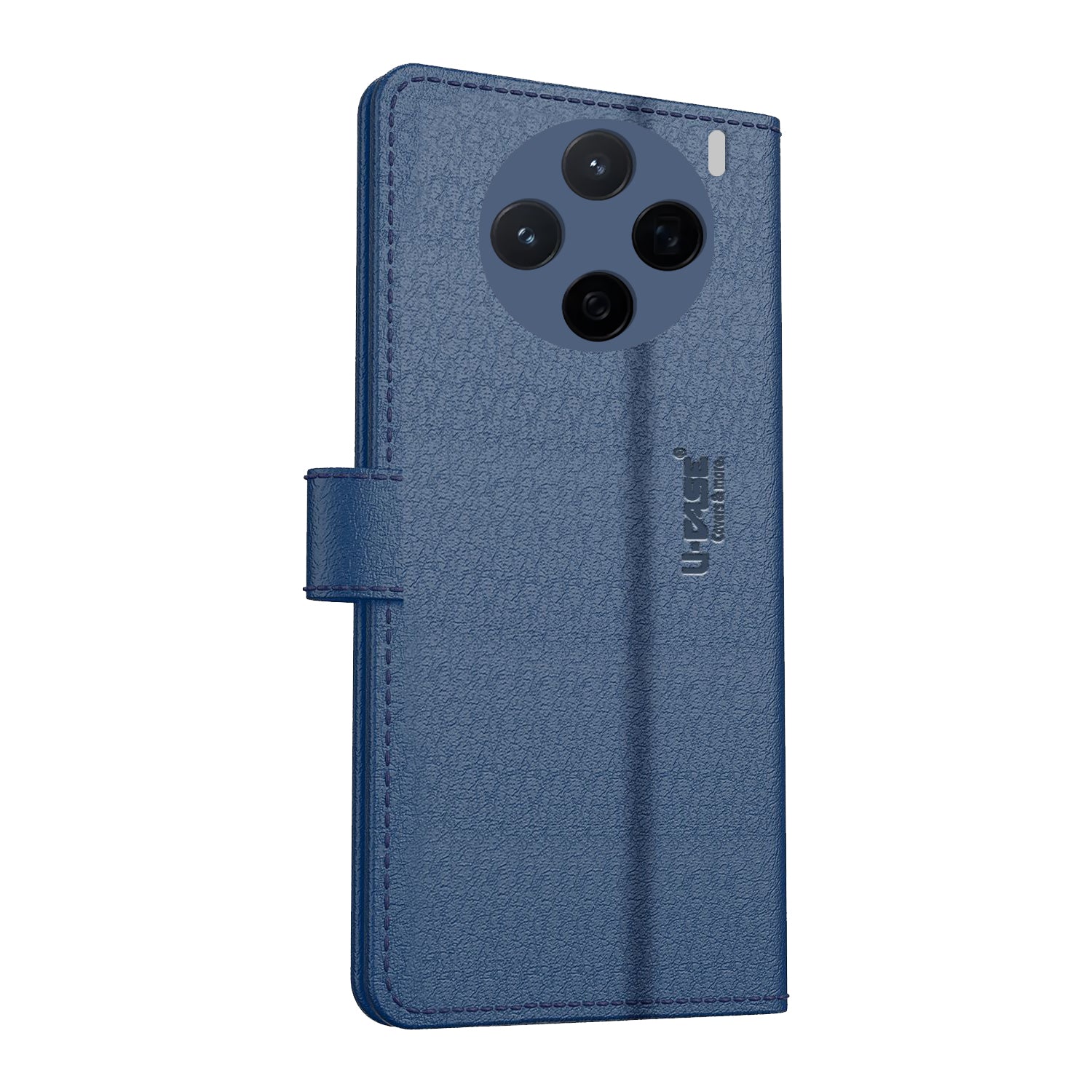 Vivo X200 5G Cover and Case With U-CASE Magnetic Foldable Stand with Vegan Design and Magnetic Pocket Closure