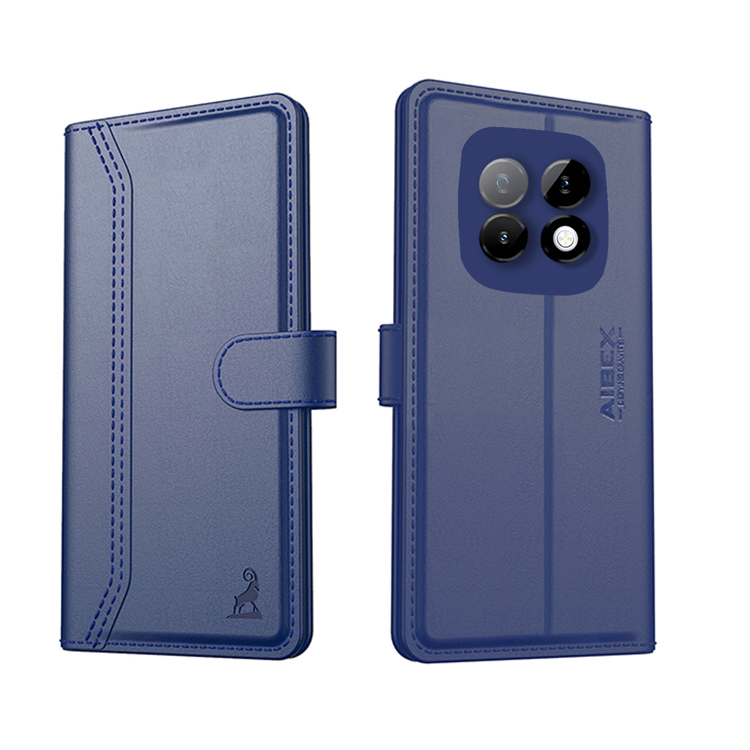 Realme Narzo 70 Turbo Aibex PU Leather Flip Cover Foldable Stand & Pocket Magnetic Closure