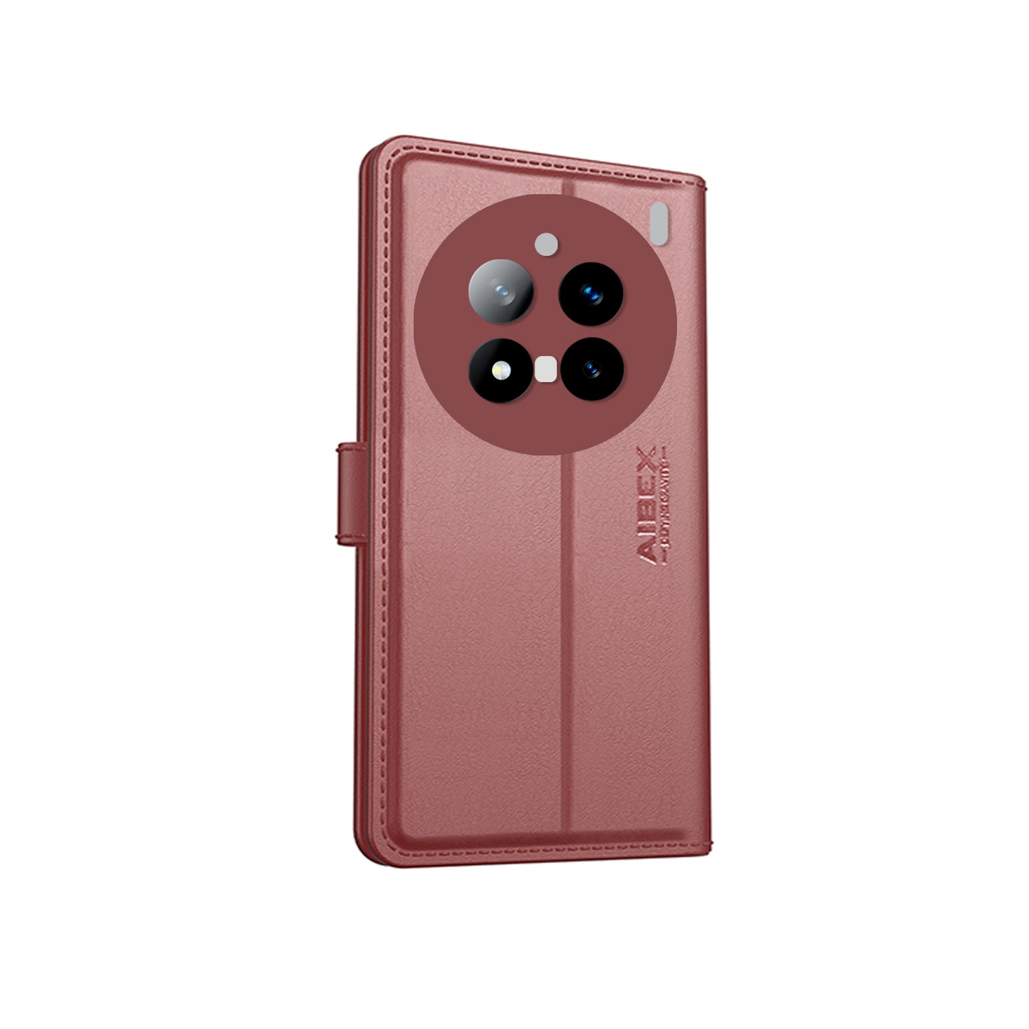 Vivo X200 Pro Aibex PU Leather Flip Cover Brown