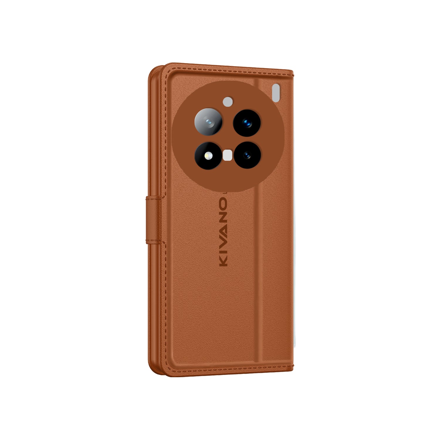 Vivo X200 Pro 5G Leather Wallet Case with Stylish Flip Cover, Card Holder, and Stand KIVANO LUXE