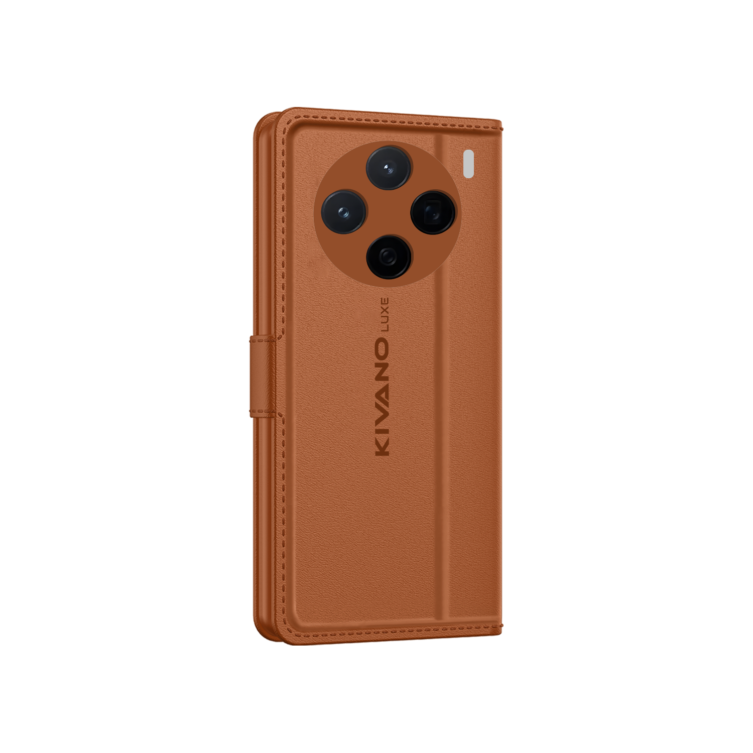 Vivo X200 Flip Cover And Case Brown
