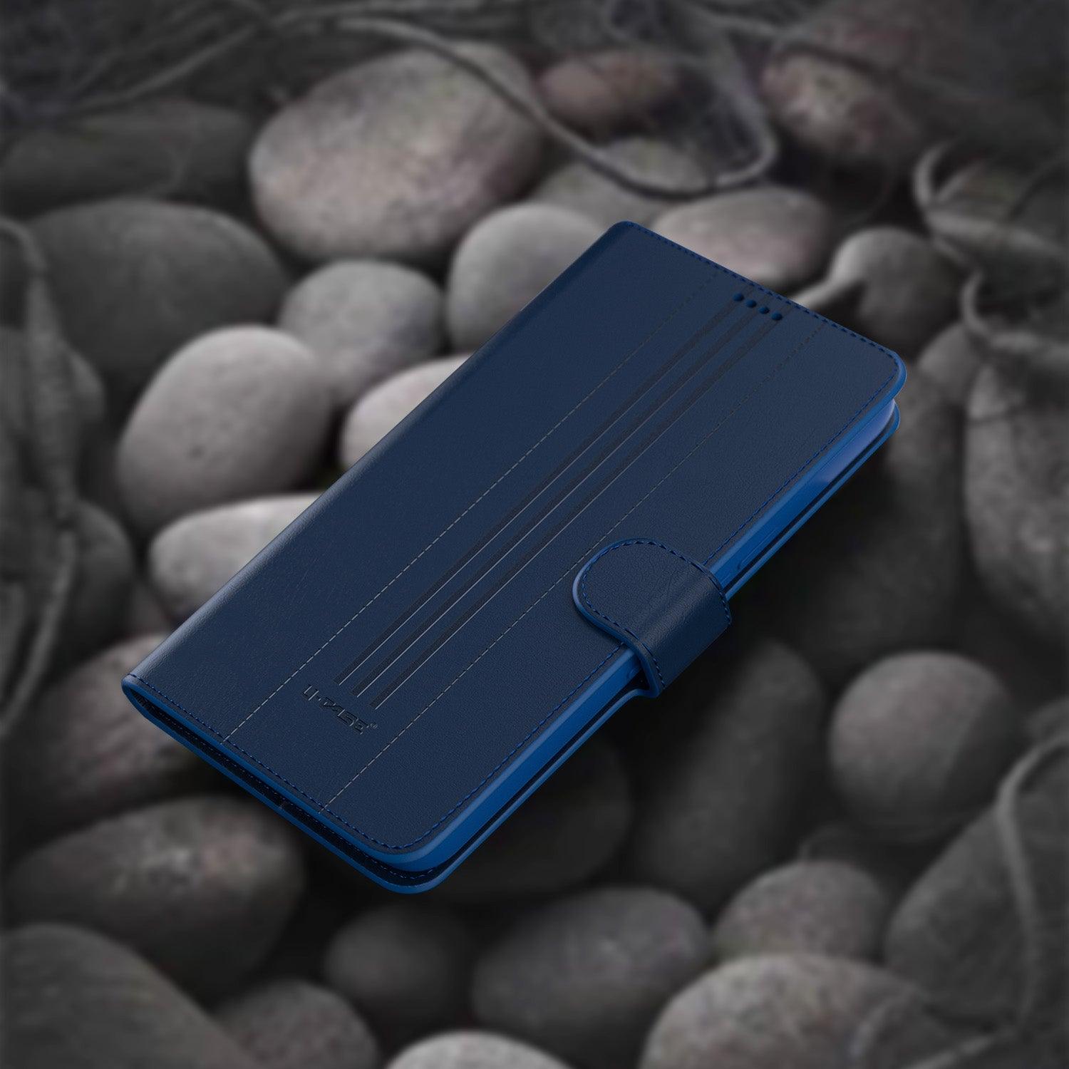 U-CASE Flip Cover for Huawei Honor 7A Vegan Foldable Stand & Pocket Magnetic Closure - Aibex