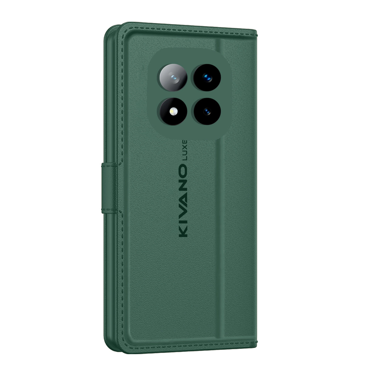 Redmi Note 14 Pro 5G Leather Wallet Case with Stylish Flip Cover, Card Holder, and Stand KIVANO LUXE