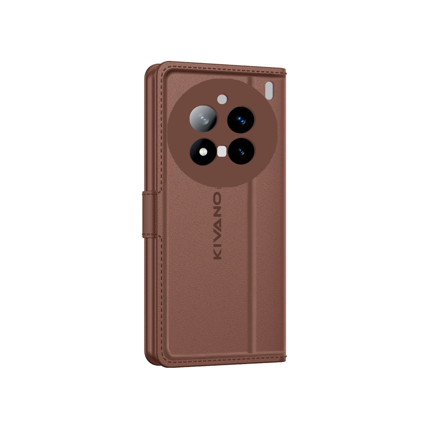 Vivo X200 Pro 5G Leather Wallet Case with Stylish Flip Cover, Card Holder, and Stand KIVANO LUXE