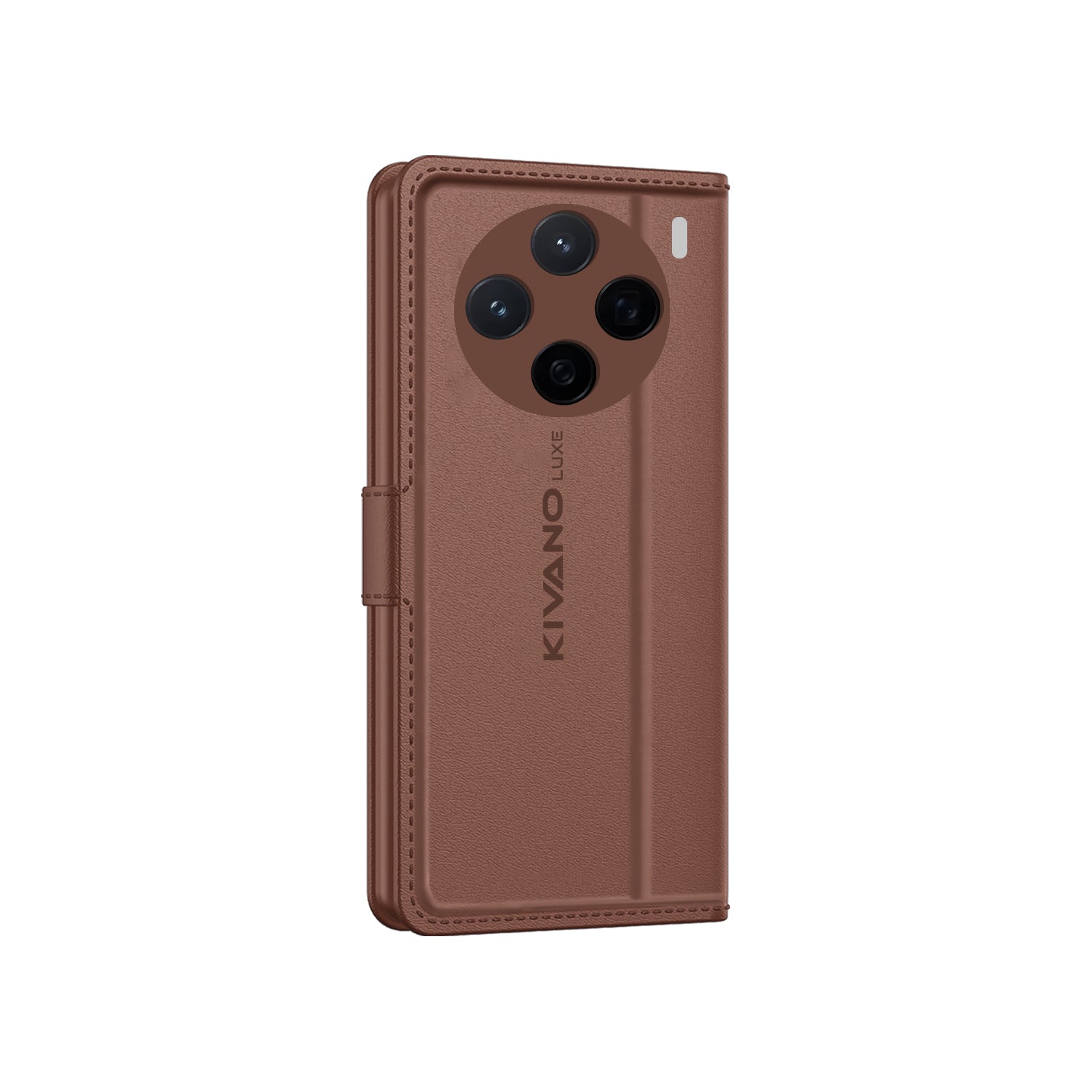 Vivo X200 5G Leather Flip Cover & Mobile Card Holder - Kivano Luxe