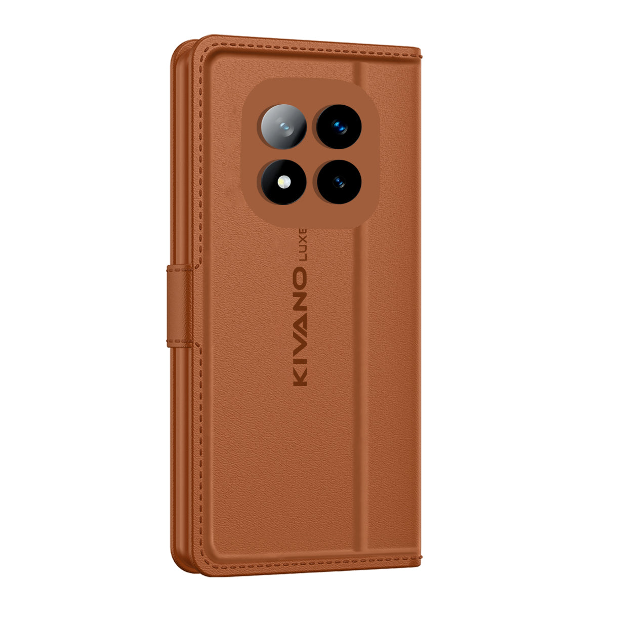 Redmi Note 14 Pro Plus Flip Cover And Case Brown