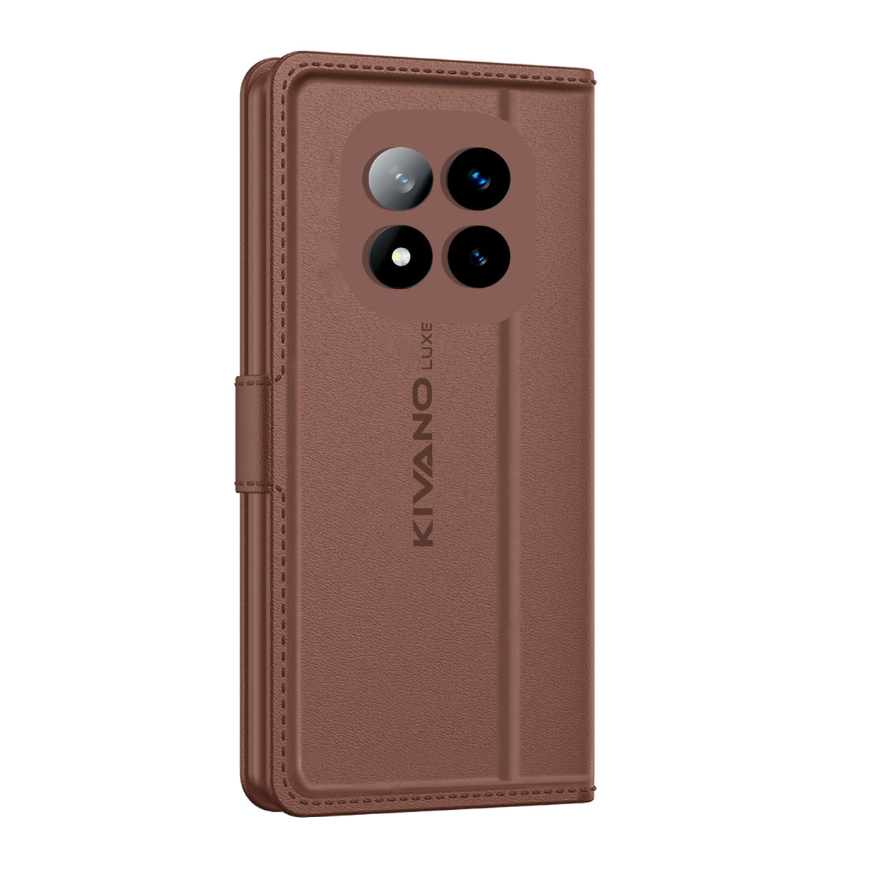 Oppo Reno 13 Pro 5G Leather Wallet Case with Stylish Flip Cover, Card Holder, and Stand KIVANO LUXE