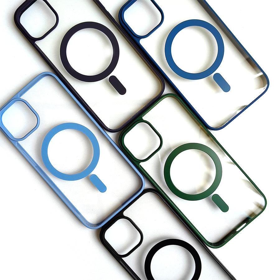 AIBEX Back Cover for Apple iPhone 13 Pro Max Clear Case MagSafe Air-Guard Protection - Aibex