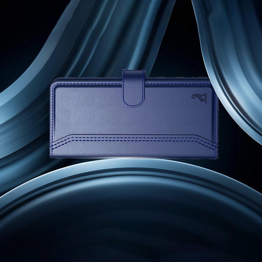 Oppo Reno 7 Pro 5G Aibex PU Leather Flip Cover Foldable Stand & Pocket Magnetic Closure - Aibex