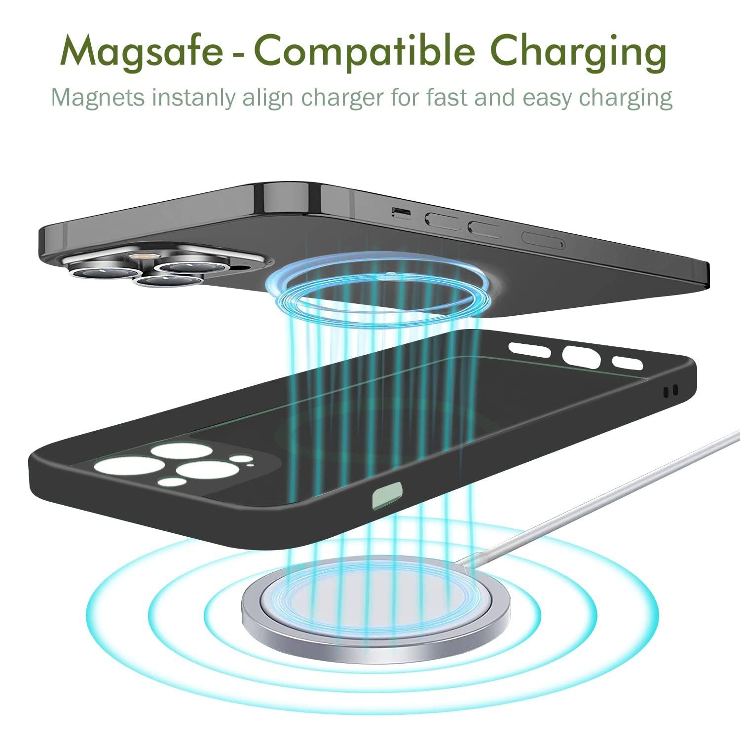 AIBEX Back Cover for Apple iPhone 14 Pro Max Mag-Safe Slim Fit Case | Secure & Stylish - Aibex