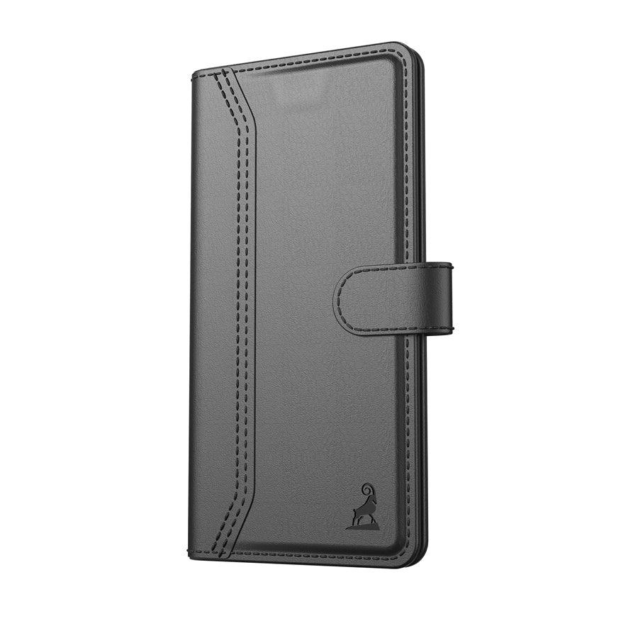 Samsung Galaxy S23 Ultra 5G Aibex PU Leather Flip Cover Foldable Stand & Pocket Magnetic Closure - Aibex