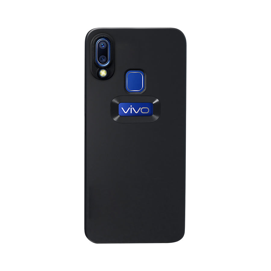 shop Aibex Back Cover for Vivo Y95 / Y93 / Y91 | Luxury Electroplating TPU|CD Pattern -front