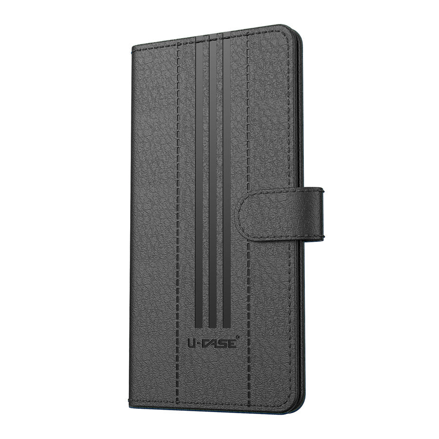 Shop U-CASE Magnetic Flip Cover for Xiaomi Redmi Note 5 Pro Vegan Foldable Stand & Pocket Magnetic Closure front