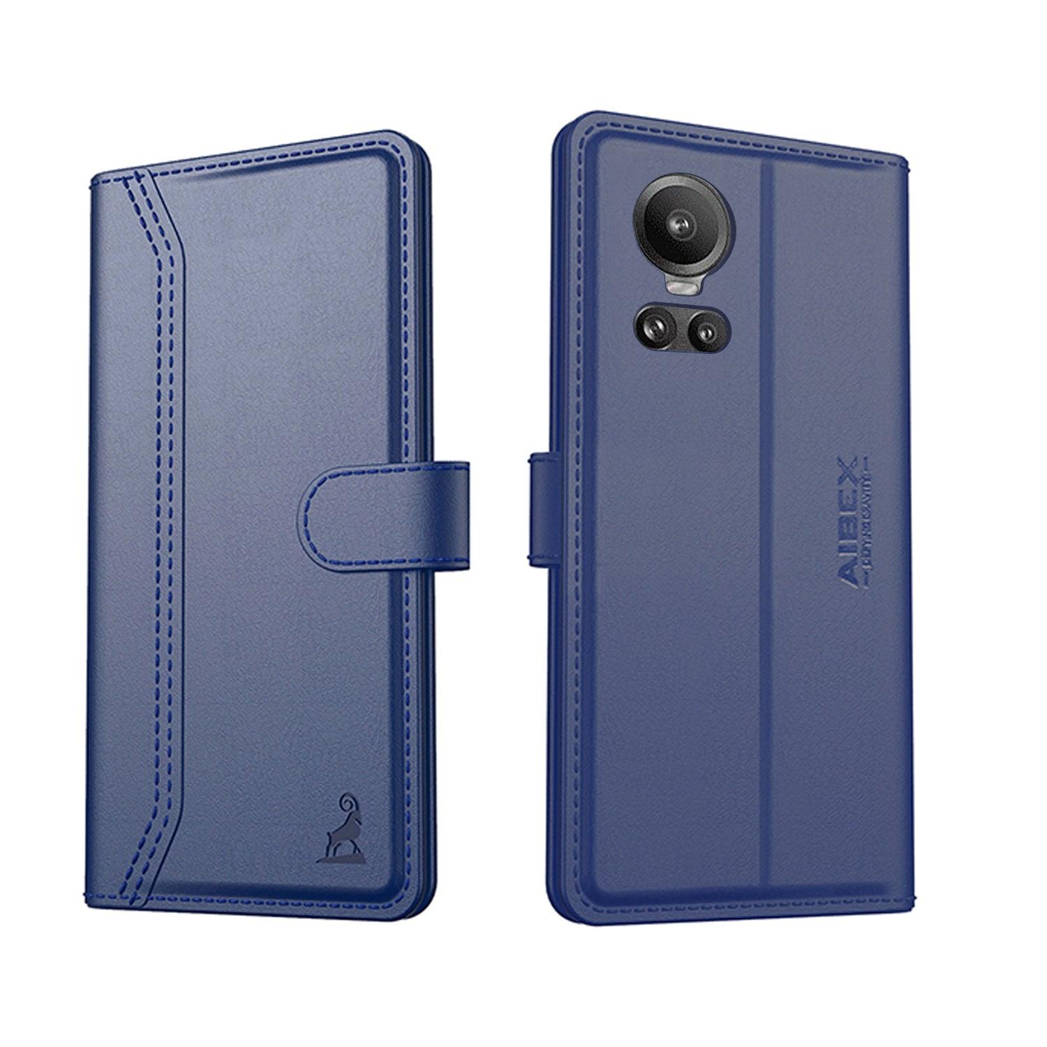 Oppo Reno 10 Pro 5G / Oppo Reno 10 5G Aibex PU Leather Flip Cover Foldable Stand & Pocket Magnetic Closure - Aibex