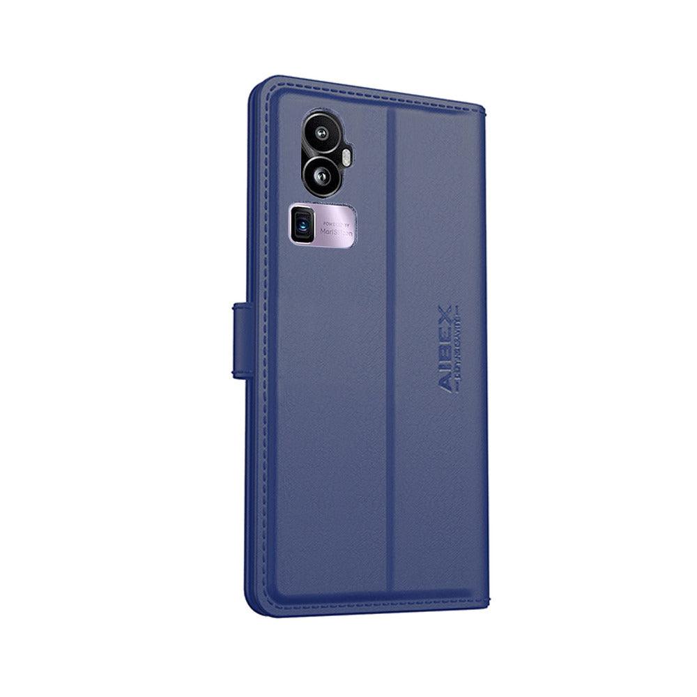 Oppo Reno 10 Pro Plus Aibex PU Leather Flip Cover Foldable Stand & Pocket Magnetic Closure - Aibex