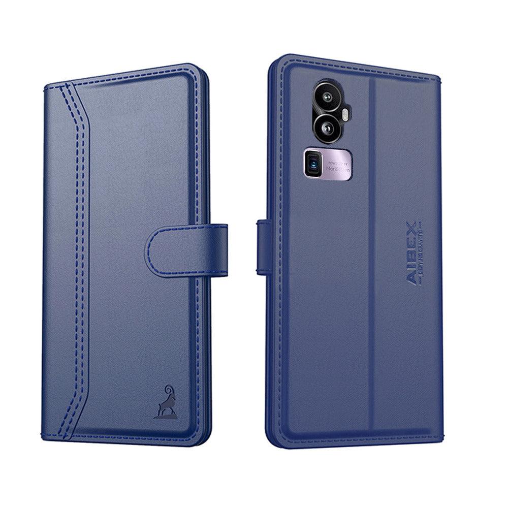 Oppo Reno 10 Pro Plus Aibex PU Leather Flip Cover Foldable Stand & Pocket Magnetic Closure - Aibex