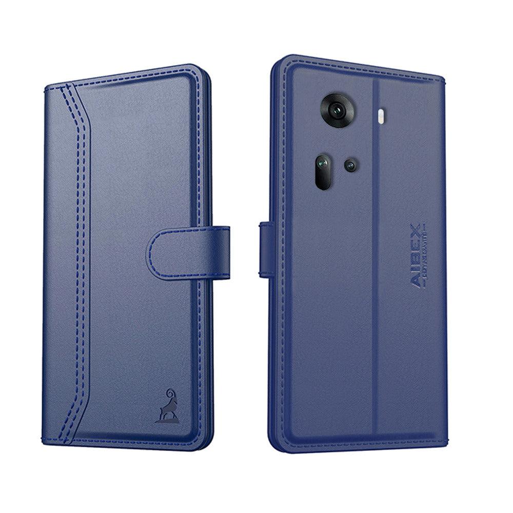 Oppo Reno 11 5G Aibex PU Leather Flip Cover Foldable Stand & Pocket Magnetic Closure - Aibex
