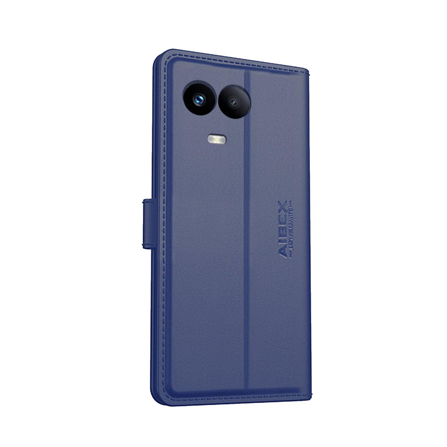 Realme C67 5G / Realme 60x 5G / Realme 11 5G / Realme 11X 5G Aibex PU Leather Flip Cover Foldable Stand - Aibex