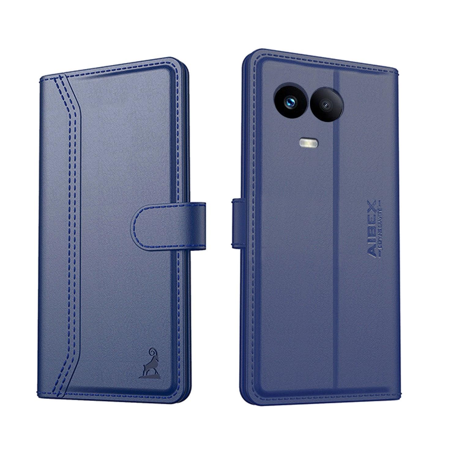 Realme C67 5G / Realme 60x 5G / Realme 11 5G / Realme 11X 5G Aibex PU Leather Flip Cover Foldable Stand - Aibex