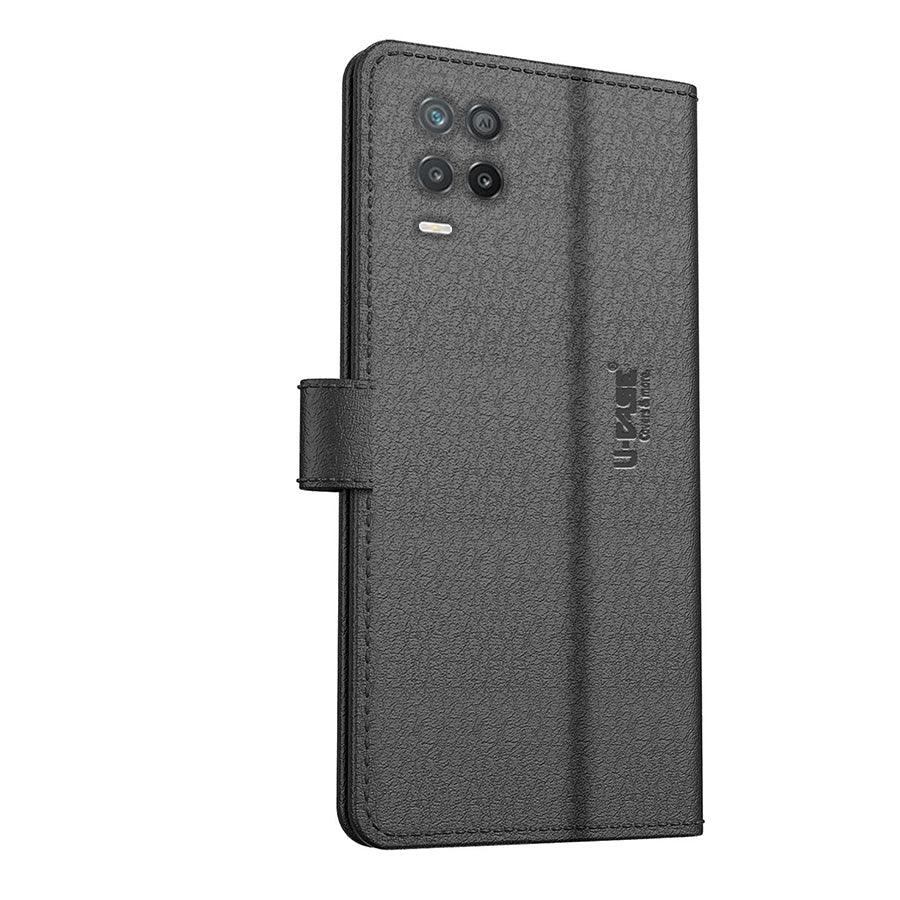 U-CASE Flip Cover for Realme 8 Pro Vegan Foldable Stand & Pocket Magnetic Closure - Aibex