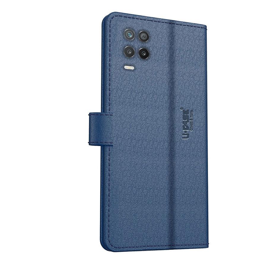 U-CASE Flip Cover for Realme 8 Pro Vegan Foldable Stand & Pocket Magnetic Closure - Aibex