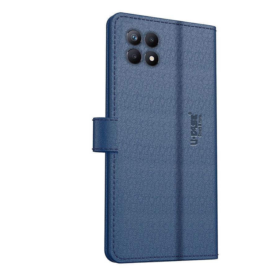 U-CASE Flip Cover for Realme 8i/ Realme Narzo 50 Vegan Foldable Stand & Pocket Magnetic Closure - Aibex