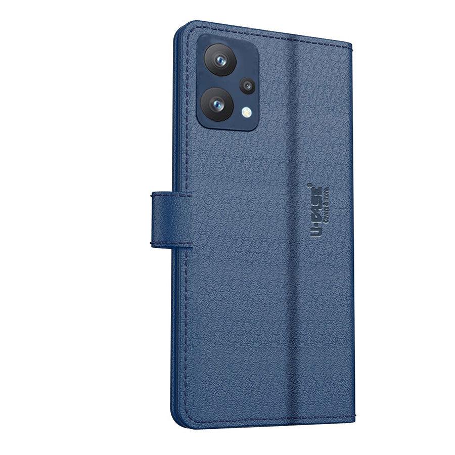 U-CASE Flip Cover for Realme 9 Pro Plus 5G/ Realme 9 Vegan Foldable Stand & Pocket Magnetic Closure - Aibex