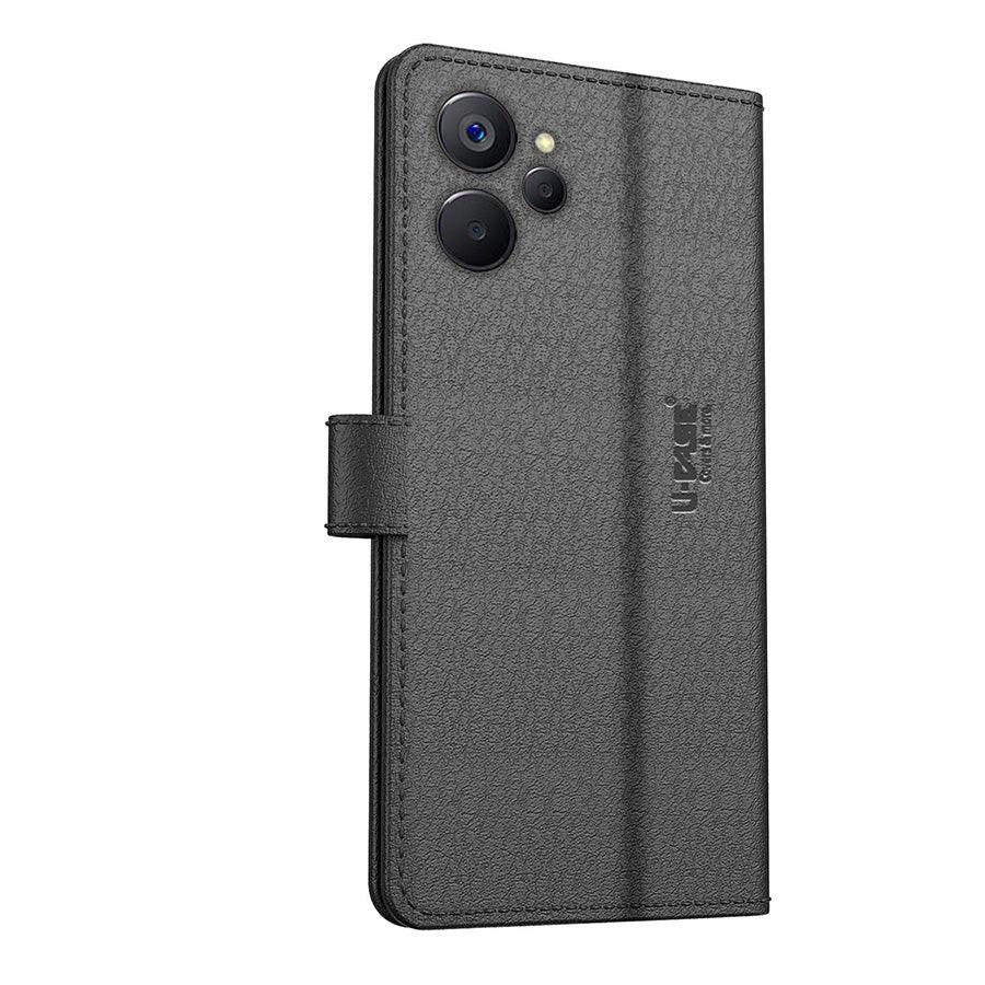 U-CASE Flip Cover for Realme 9i 5G Vegan Foldable Stand & Pocket Magnetic Closure - Aibex