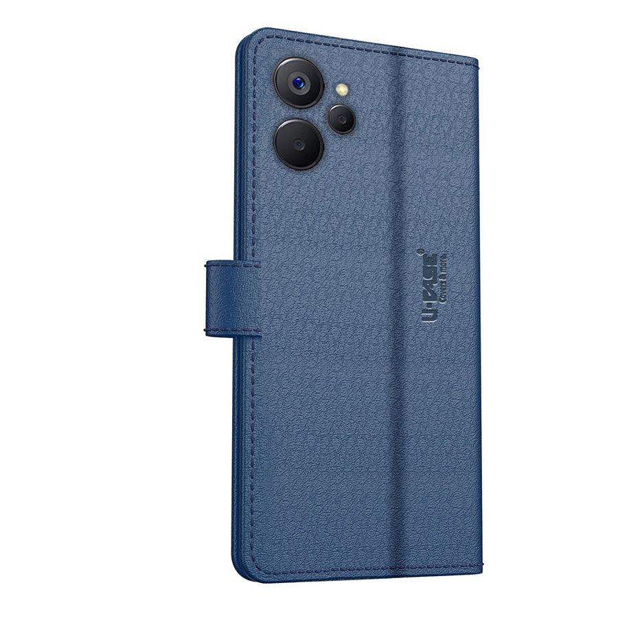 U-CASE Flip Cover for Realme 9i 5G Vegan Foldable Stand & Pocket Magnetic Closure - Aibex