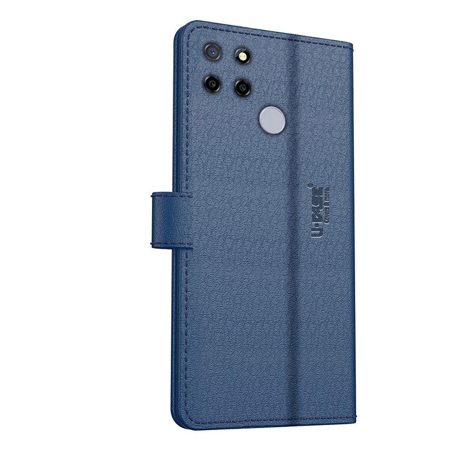 U-CASE Flip Cover for Realme C12, Realme Narzo 20, Realme Narzo 30A, Realme C25, Realme C25s Foldable Stand & Pocket Magnetic Closure - Aibex