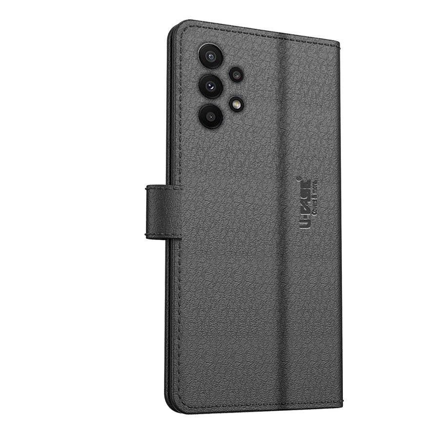 U-CASE Flip Cover for Samsung Galaxy A73 5G Vegan Foldable Stand & Pocket Magnetic Closure - Aibex