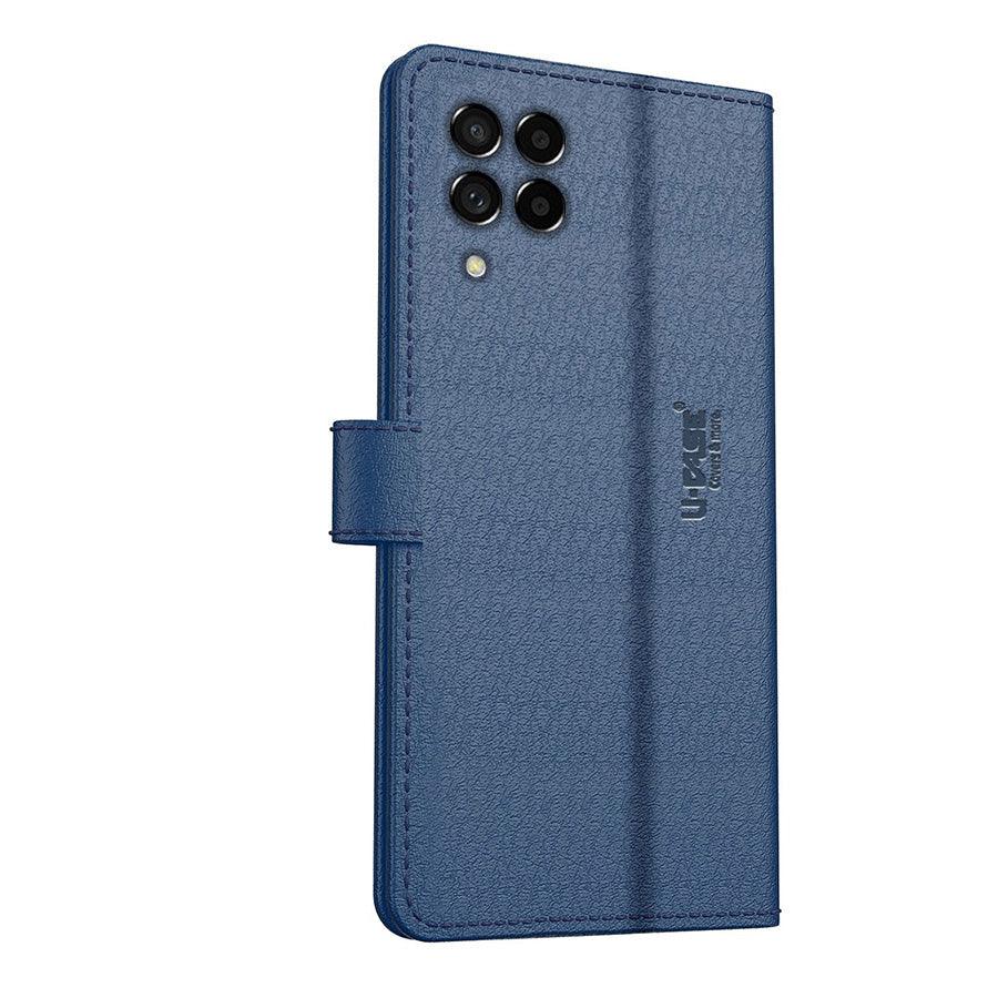 U-CASE Flip Cover for Samsung Galaxy M53 5G Vegan Foldable Stand & Pocket Magnetic Closure - Aibex