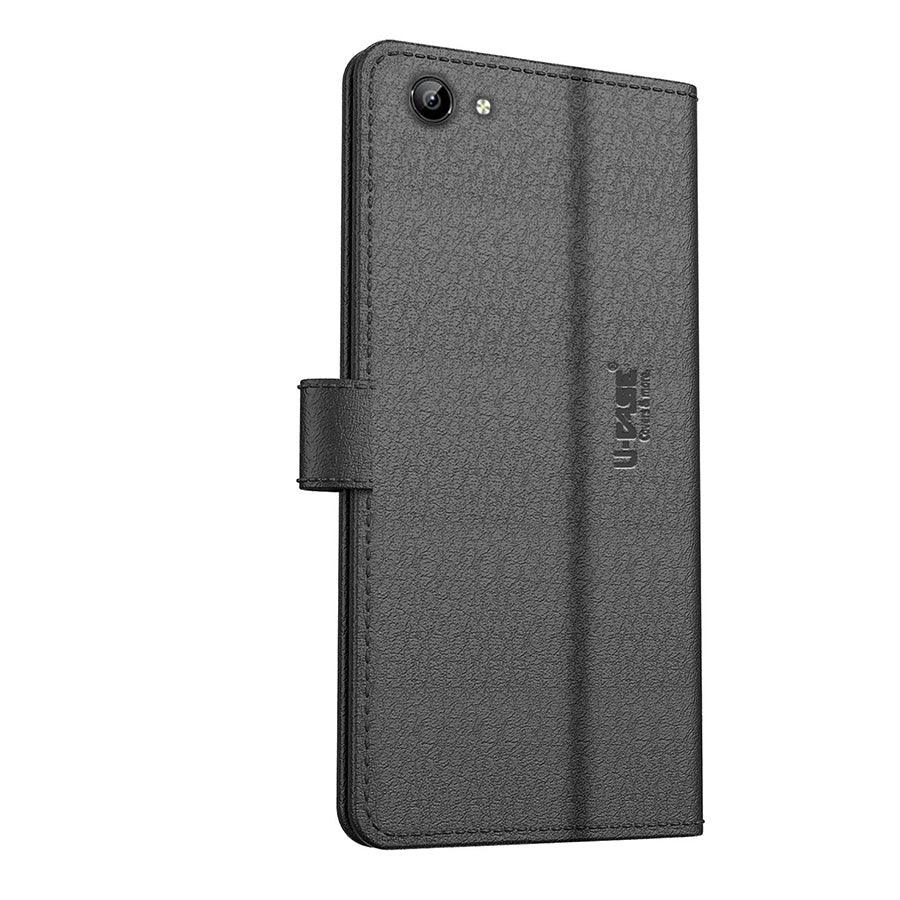 U-CASE Flip Cover for Vivo Y71 Vegan Foldable Stand & Pocket Magnetic Closure - Aibex