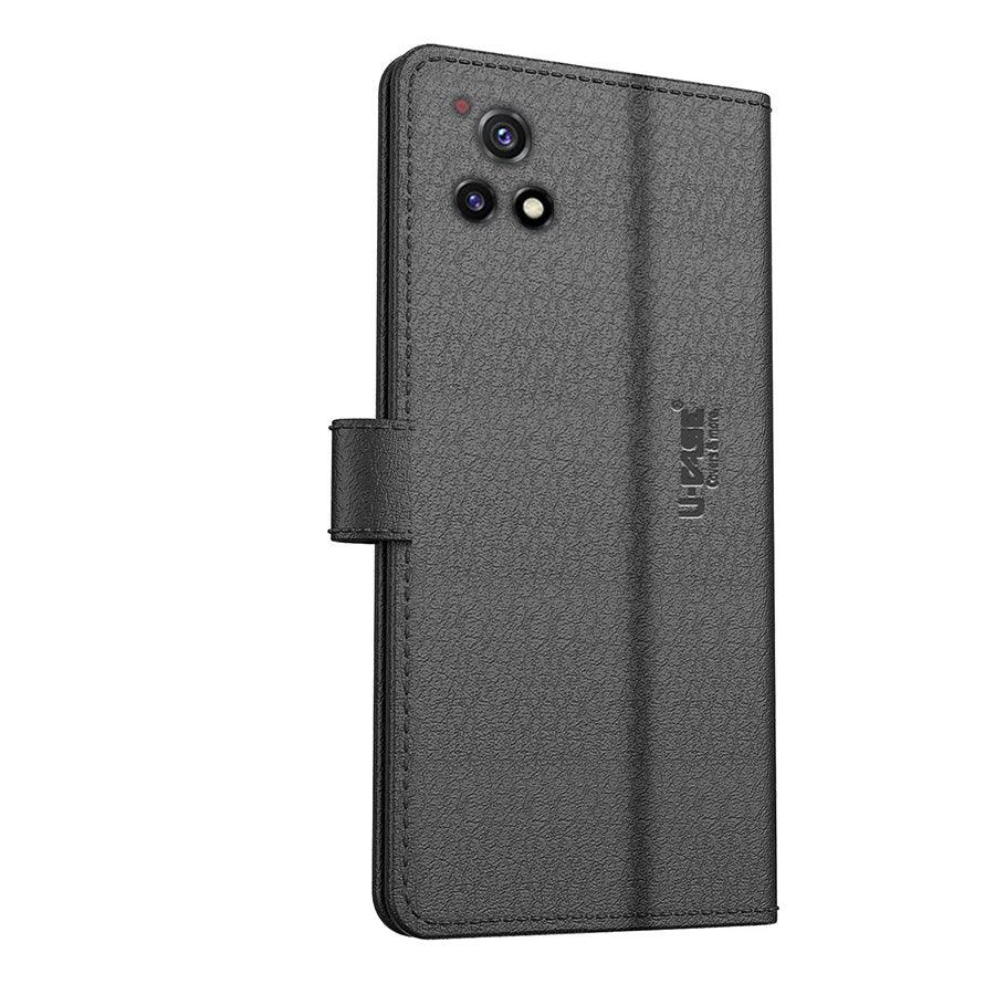 U-CASE Flip Cover for Vivo Y72 5G Vegan Foldable Stand & Pocket Magnetic Closure - Aibex