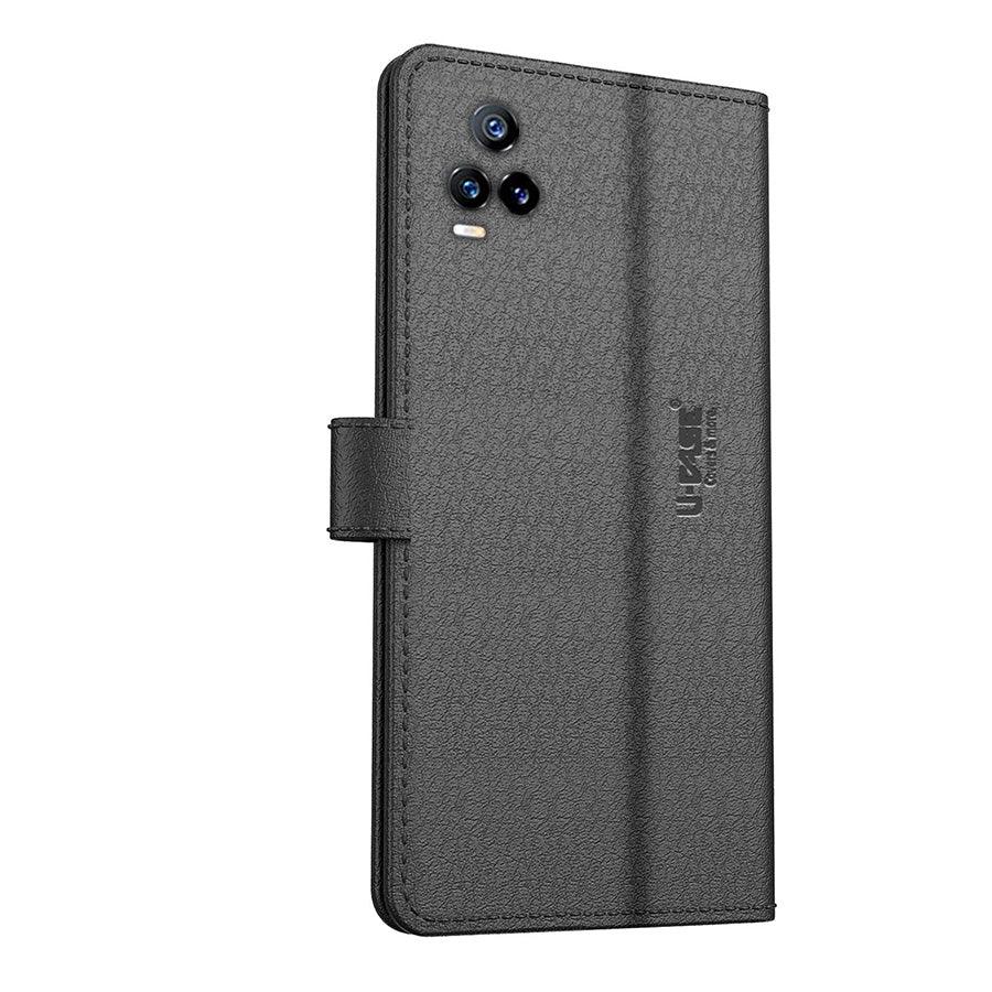 U-CASE Flip Cover for Vivo Y73 Vegan Foldable Stand & Pocket Magnetic Closure - Aibex