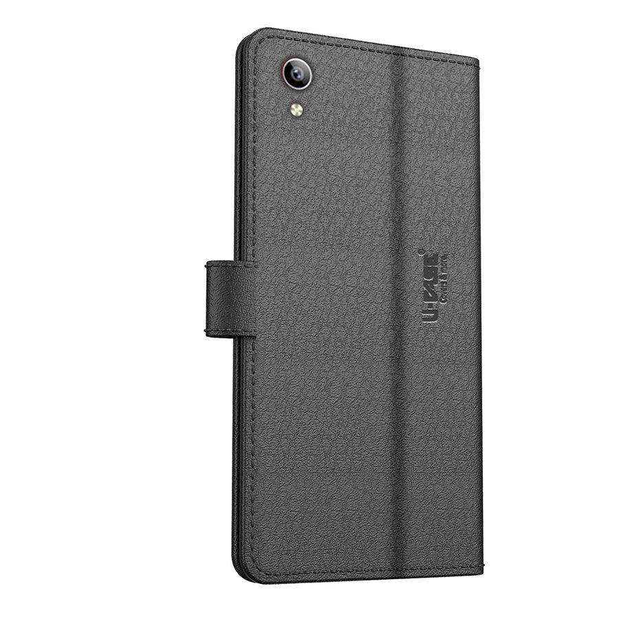 U-CASE Flip Cover for Vivo Y91i Vegan Foldable Stand & Pocket Magnetic Closure - Aibex