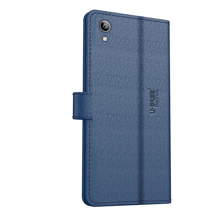 U-CASE Flip Cover for Vivo Y91i Vegan Foldable Stand & Pocket Magnetic Closure - Aibex