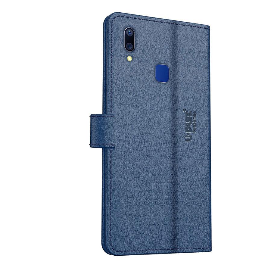 U-CASE Flip Cover for Vivo Y95 / Vivo Y93 / Vivo Y91 Vegan Foldable Stand & Pocket Magnetic Closure - Aibex