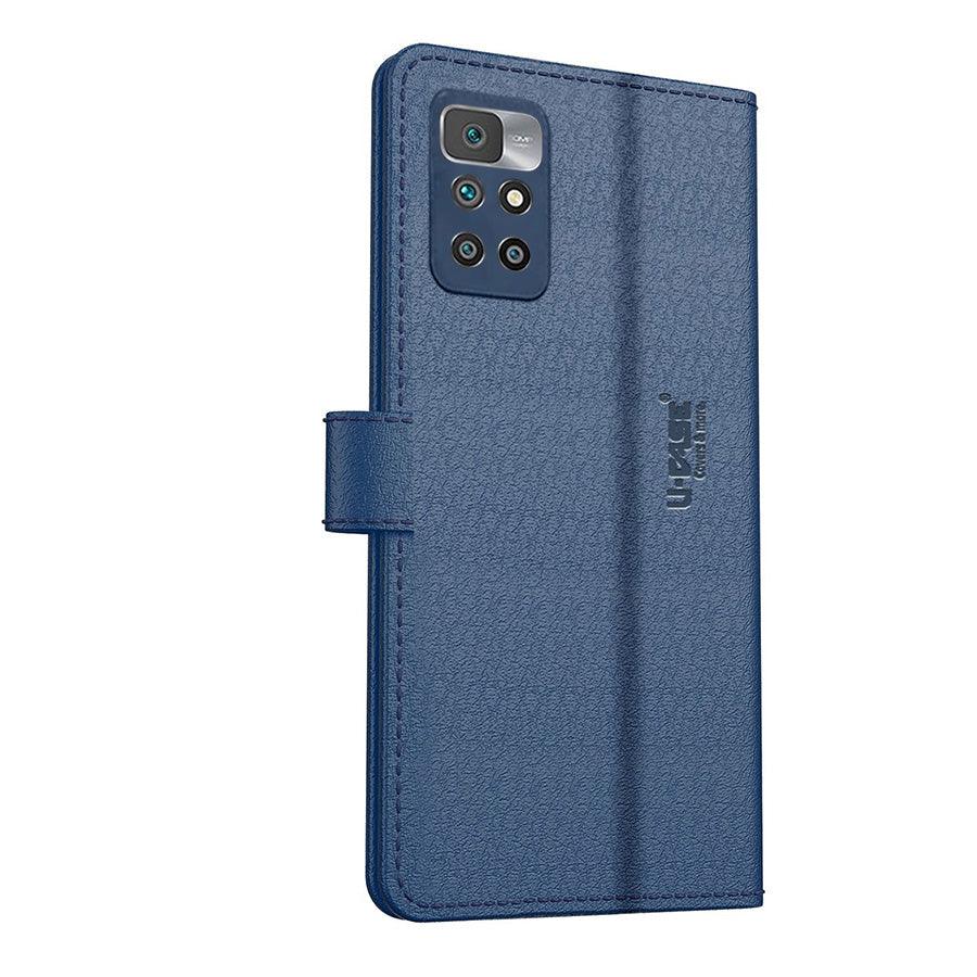 U-CASE Flip Cover for Xiaomi Redmi 10 / 10 Power Vegan Foldable Stand & Pocket Magnetic Closure - Aibex