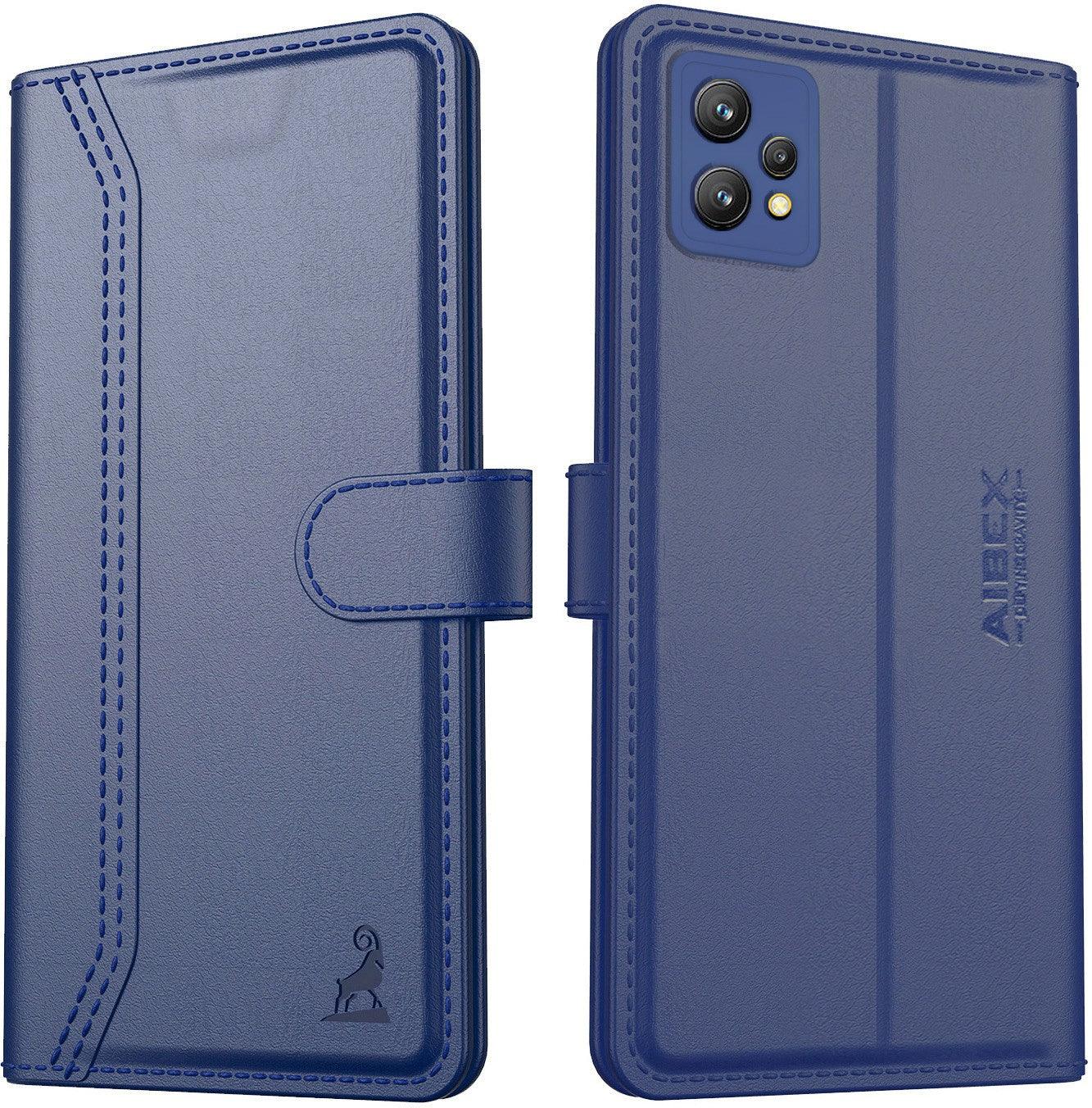 Realme 9 4G/ Realme 9 Pro Plus 5G Aibex PU Leather Flip Cover Foldable Stand - Aibex