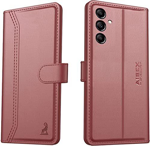 Samsung Galaxy F54 5G Aibex PU Leather Flip Cover Foldable Stand & Pocket Magnetic Closure - Aibex