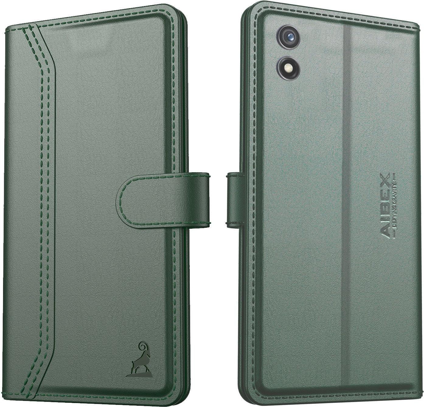 Xiaomi Redmi 9A / Redmi 9i / 9A Sport Aibex PU Leather Flip Cover Foldable Stand & Pocket Magnetic Closure - Aibex