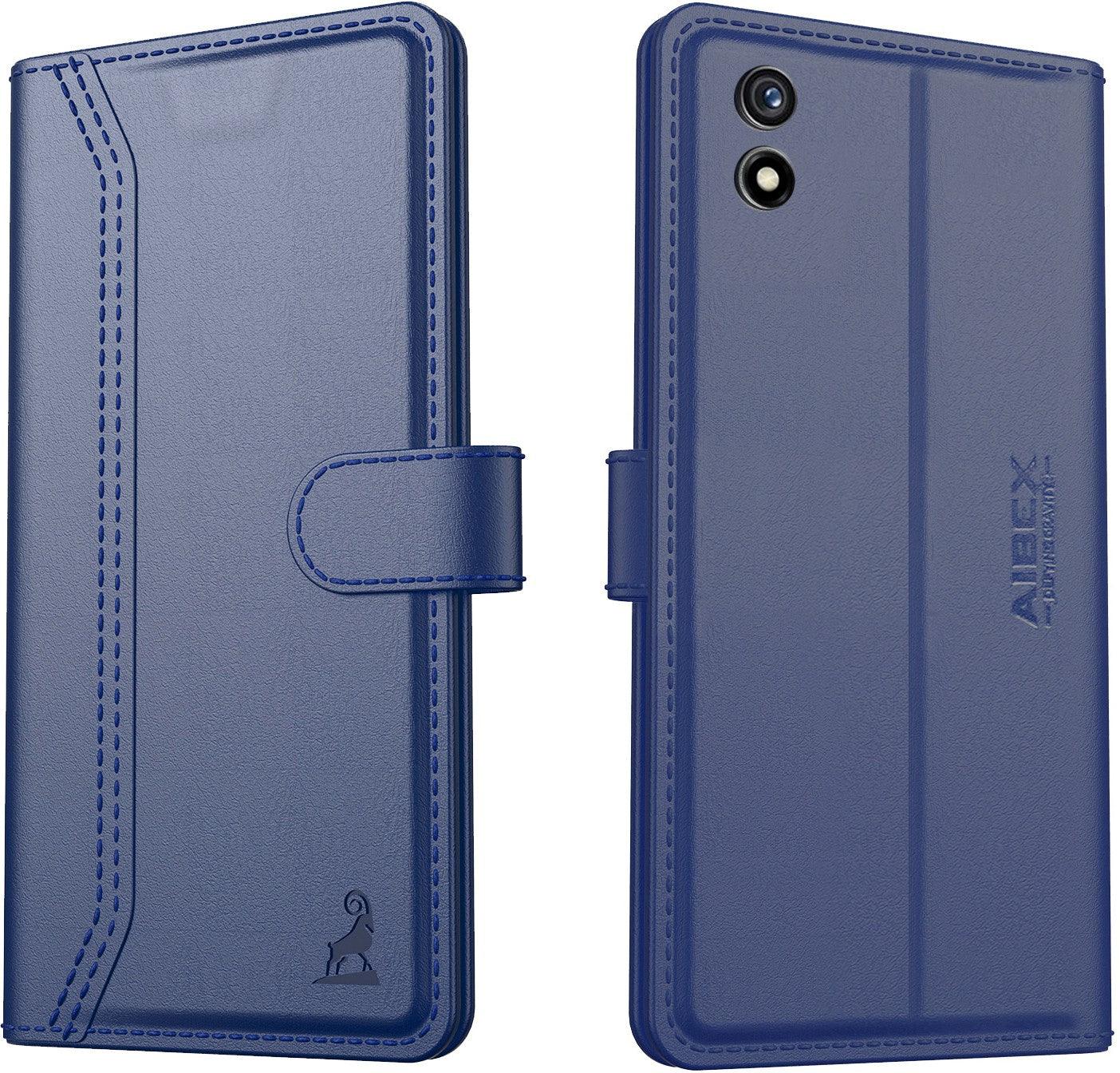 Xiaomi Redmi 9A / Redmi 9i / 9A Sport Aibex PU Leather Flip Cover Foldable Stand & Pocket Magnetic Closure - Aibex