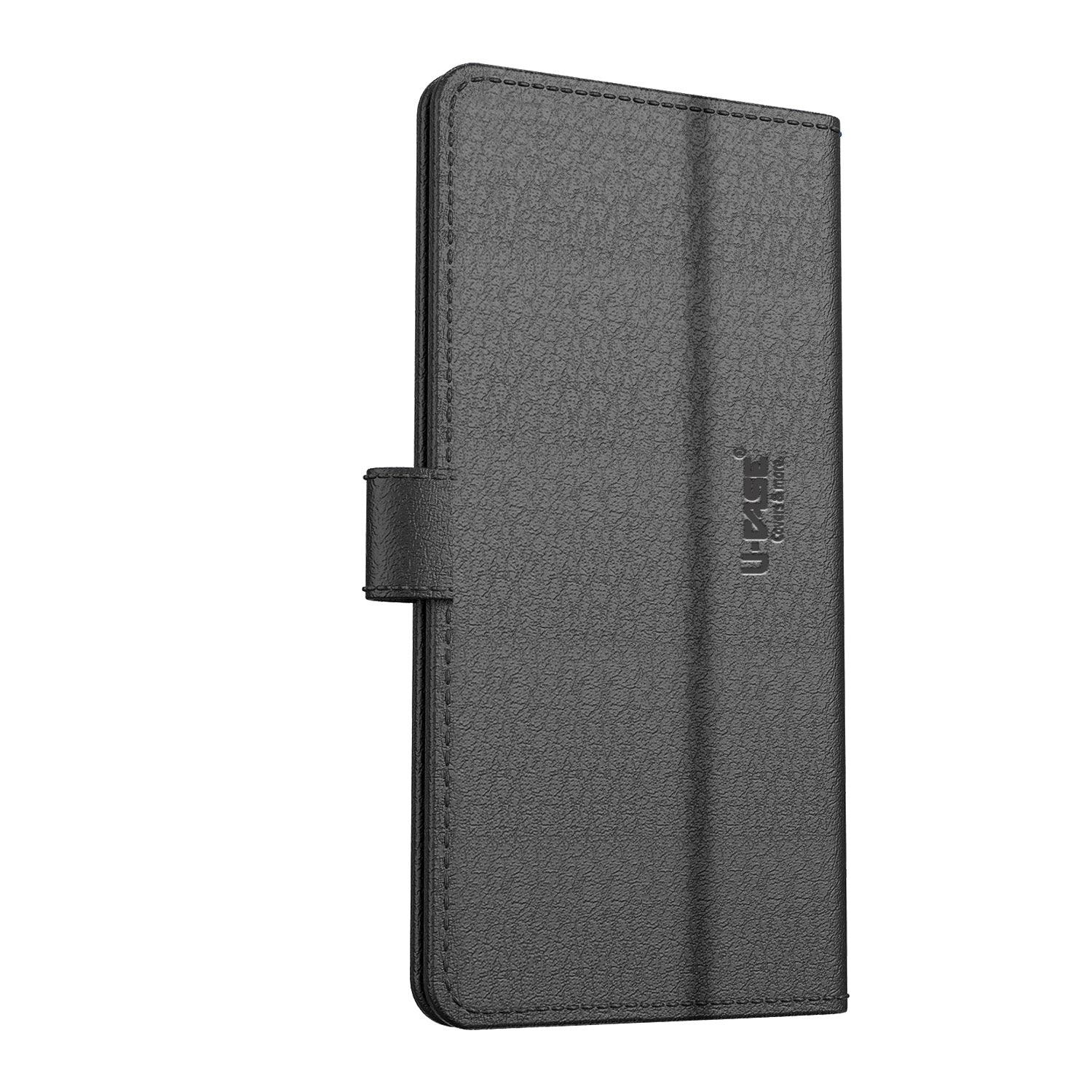 Shop U-CASE Flip Cover for Oppo A17k Vegan Foldable Stand & Pocket Magnetic Closure back