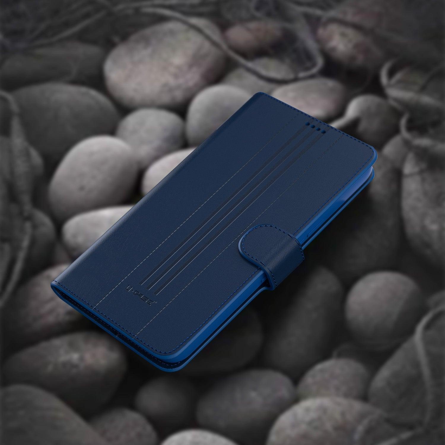 U-CASE Flip Cover for Xiaomi Poco X5 Pro 5G Vegan Foldable Stand & Pocket Magnetic Closure - Aibex